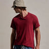 James Perse Short Sleeve Crew Neck in Heat