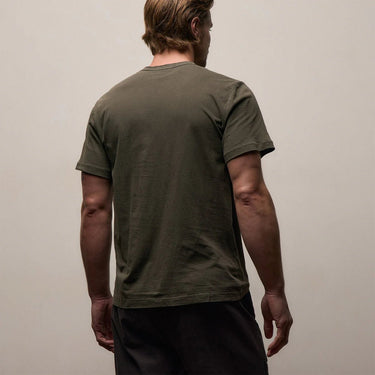 James Perse Short Sleeve Crew Neck in Platoon Pigment