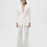 JC Pajares Linen Pants in White - Estilo Boutique