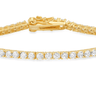 Jen Hansen 6.5" CZ Tennis Bracelet in Gold - Estilo Boutique