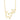 Jen Hansen Butterfly Duo Necklace in Gold