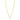 Jen Hansen Paperclip Open Bali Necklace in Gold