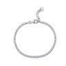 Jen Hansen Thin CZ Tennis Bracelet in Silver 7"