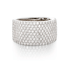 Jen Hansen Wide Band Ring in Silver - Estilo Boutique