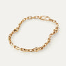 Jenny Bird Art Heart Chain Necklace in Gold