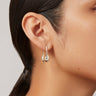 Jenny Bird Colette Small Hoops in Silver - Estilo Boutique