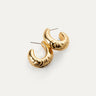 Jenny Bird Slim Nelle Hoop Earrings in Gold