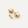 Jenny Bird Small Nelle Hoops in Gold