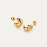 Jenny Bird Tome Hoops Medium in Gold