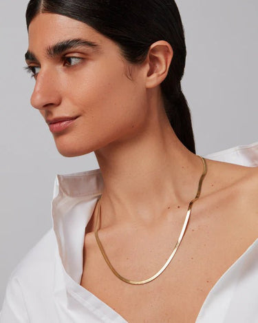 Jenny Bird Zeina Chain Necklace in Gold