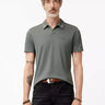 John Varvatos Hague Polo in Flat Grey - Estilo Boutique