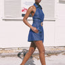 JS71 Hogan Romper in Indigo