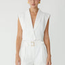 JS71 Lourdes Vest in White