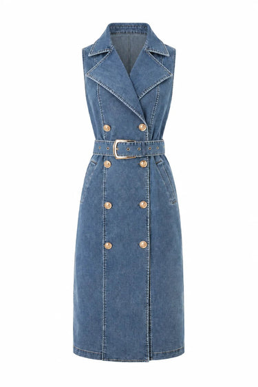 JS71 Lowen Dress in Medium Wash