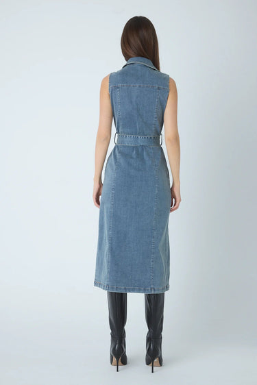 JS71 Lowen Dress in Medium Wash