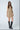 JS71 Shania Faux Leather Dress in Light Beige