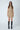 JS71 Shania Faux Leather Dress in Light Beige