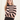 Jumper1234 Cashmere Stripe Crew in Dark Brown and Pale Pink