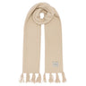 Jumper1234 Rib Tassle Scarf in Oatmeal