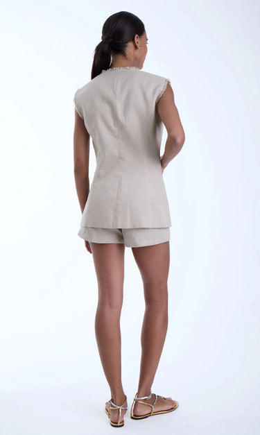 Karina Grimaldi Aurelia Vest in Sand