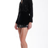 Karina Grimaldi Bella Embroidered Blouse in Black