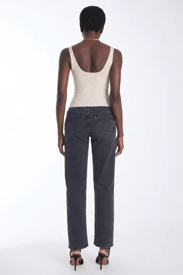Karina Grimaldi Bowie Embellished Knit Tank in Stone
