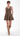 Karina Grimaldi Hanna Suede Mini Dress in Olive