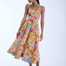 Karina Grimaldi June Print Midi Dress in Blossom Mist