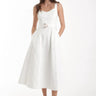 Karina Grimaldi Noa Denim Dress in White