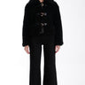 Karina Grimaldi Noelle Fur Jacket in Black