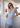 Karina Grimaldi Oria Knit Maxi Dress in Sky Blue