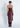 Karina Grimaldi Samantha Strapless Vegan Leather Midi Dress in Malbec