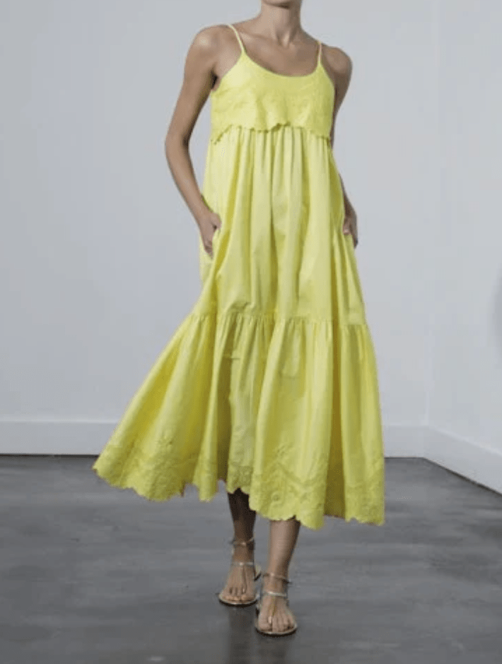 Karina Grimaldi Sawyer Midi Dress in Sunshine - Estilo Boutique