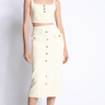 Karina Grimaldi Sunny Midi Skirt in Yellow