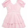 Katie J Junior Delilah Gauze Dress in Baby Pink - Estilo Boutique