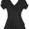 Katie J Junior Delilah Gauze Dress in Black - Estilo Boutique