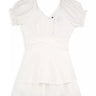 Katie J NYC Delilah Gauze Dress in White - Estilo Boutique