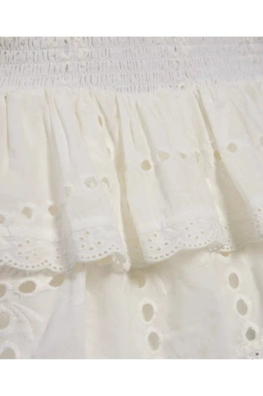 Katie J NYC Melina Tween Dress on White Eyelet