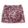 Katie J NYC Tia Skirt in Pink Sequin