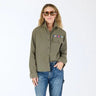 Kerri Rosenthal Pia Love Brigade Shirt in Army Green