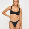 L Space Mako Bikini Top in Black - Estilo Boutique