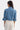 Lamarque Carolina Ruffle Sleeve Denim Jacket in Mid Blue Wash