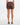 Lamarque Esther Faux Leather Croco Shorts in Brown