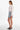 Lamarque Jorden Suede Mini Skirt in Distressed Blue