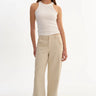 Lamarque Taleen Linen Twill Pant in Natural