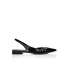 Lana Wilkinson Bridie Patent Leather Flat in Black - Estilo Boutique