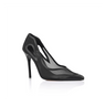 Lana Wilkinson Catherine Pump Black Mesh & Leather