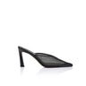 Lana Wilkinson Jocelyn Mule Black Mesh Leather