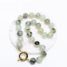 Lauren Amble Designs Green Prehnite Statement Necklace