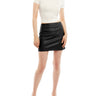 LBLC The Label Abby Vegan Mini Skirt in Black - Estilo Boutique